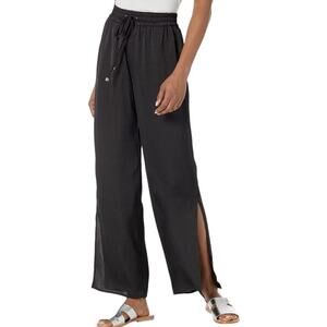 Michael Michael Kors High Side Slit Leg Boho Drawstring Pants NEW Size 1X Plus